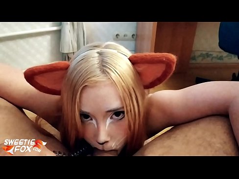 ❤️ Kitsune gbe dick ati pẹlu ni ẹnu rẹ ❌  Ibalopo ️❤